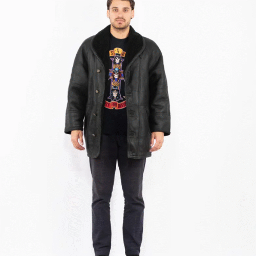 Sheepskin Shearling Coat,