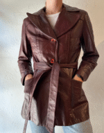 Burgundy Leather Jacket