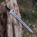 Damascus Steel Blade Viking Sword
