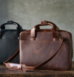 Leather Travel 16” Laptop Bag