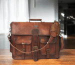 Leather Messenger Briefcase