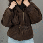 Biker Jacket with Hood