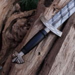 Damascus Steel Blade Viking Sword