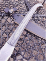 custom hand made Damascus fixed blade knife