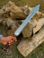 Handmade Damascus Gladius Sword 24"