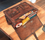 Leather Messenger Briefcase