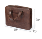 Leather Travel Laptop Bag