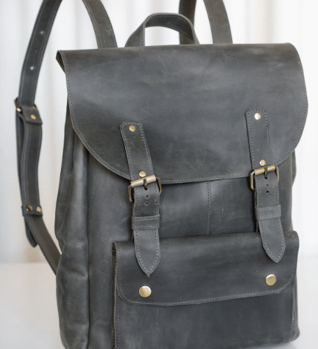 Handcrafted Leather Backpack for Men