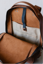 leather backpack