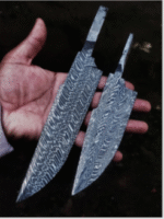 Damascus Steel Blank Blades