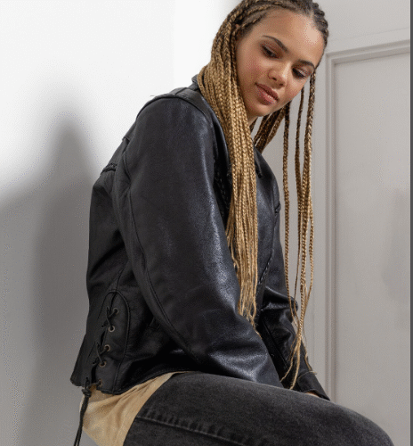 LEATHER MOTORCYCLE JACKET