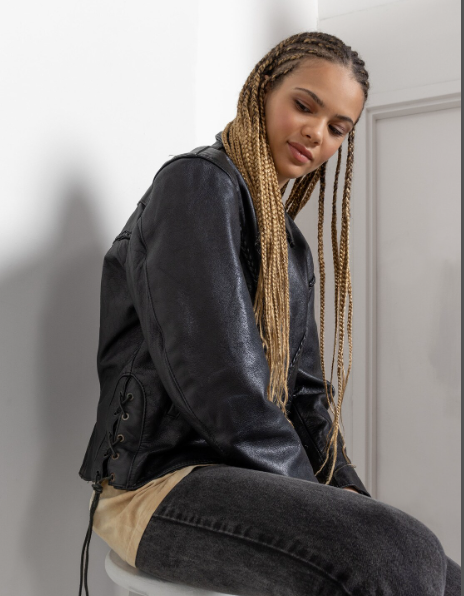 LEATHER MOTORCYCLE JACKET