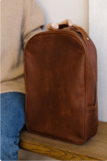 leather backpack