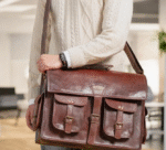 Leather Messenger Briefcase