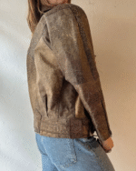 Leather Bomber Jacket