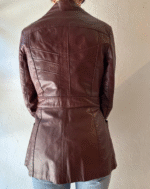 Burgundy Leather Jacket