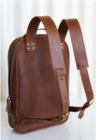 leather backpack