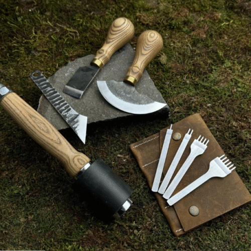 5-Piece Handmade Leatherworking Tool Set