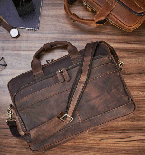 Leather Laptop Bag