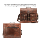 Leather Messenger Briefcase