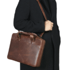 Leather Travel Laptop Bag