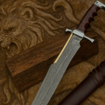 Damascus Steel Curved Blade