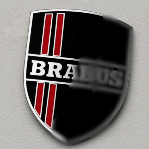 Car Black Metal Logo