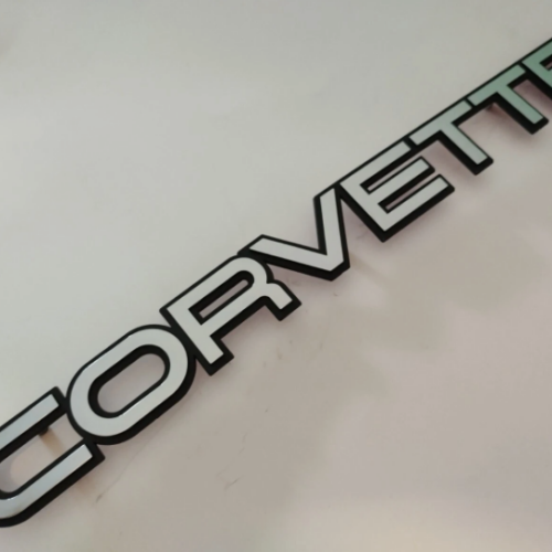 rear bumper script letters