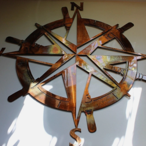 Compass Rose Wall Art Décor
