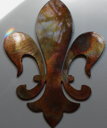 Copper/Bronze Plated Metal Wall Décor