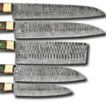 Damascus Steel Kitchen Knife Set