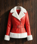 Women's Christmas Leather Jacket