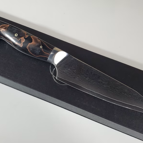 custom Damascus chef knife