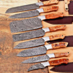 DAMASCUS STEEL CHEF SET