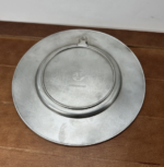 Wall Hanging Metal Pewter Plate