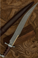 Damascus Steel Curved Blade