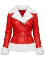 Women's Christmas Leather Jacket