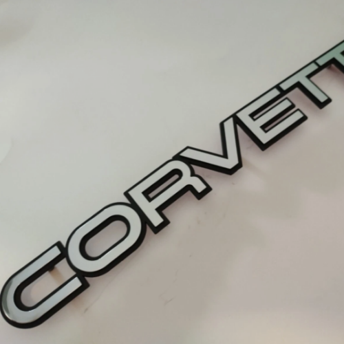 rear bumper script letters