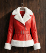 Women's Christmas Leather Jacket