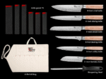 Stainless Steel Japanese Knife Set