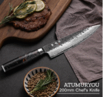 8 Inch Damascus Kitchen Knife