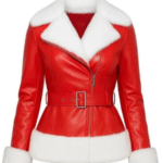 Women's Christmas Leather Jacket