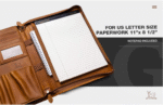 Personalized Leather Portfolio Padfolio