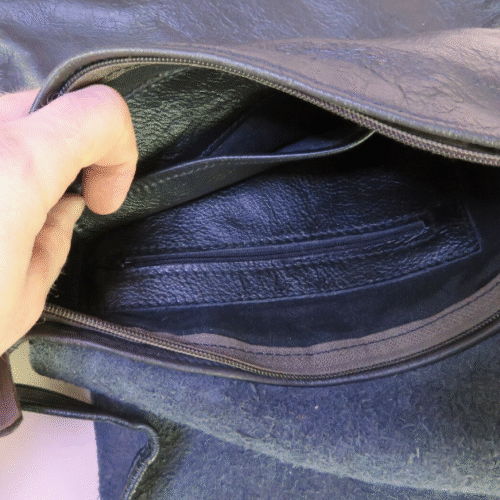 Handmade Leather Messenger Bag