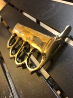 1918 US Stamped Brass Knife Handle Material