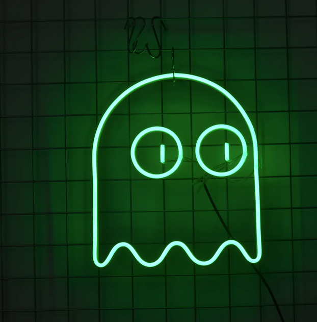 Pacman Neon Sign