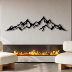 Mountain Ranges View Wall Decor