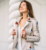 Embroidered Jacket with flowers