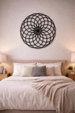 Minimalist Geometric Metal Wall Art