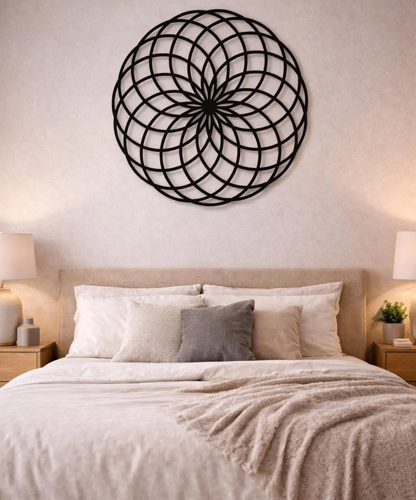 Minimalist Geometric Metal Wall Art